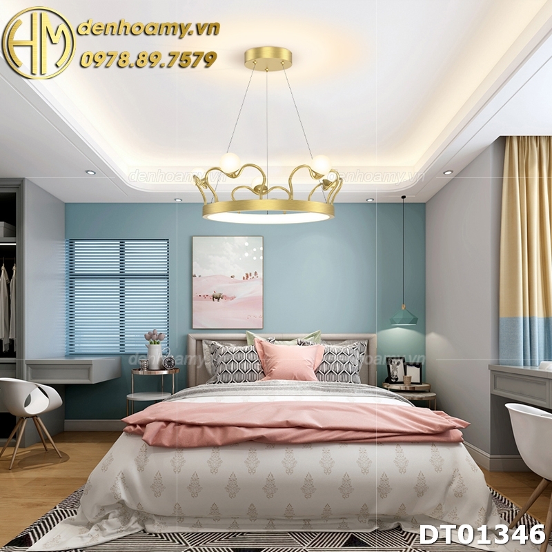 Đèn thả trang trí phòng ngủ phong cách hiện đại DT01346