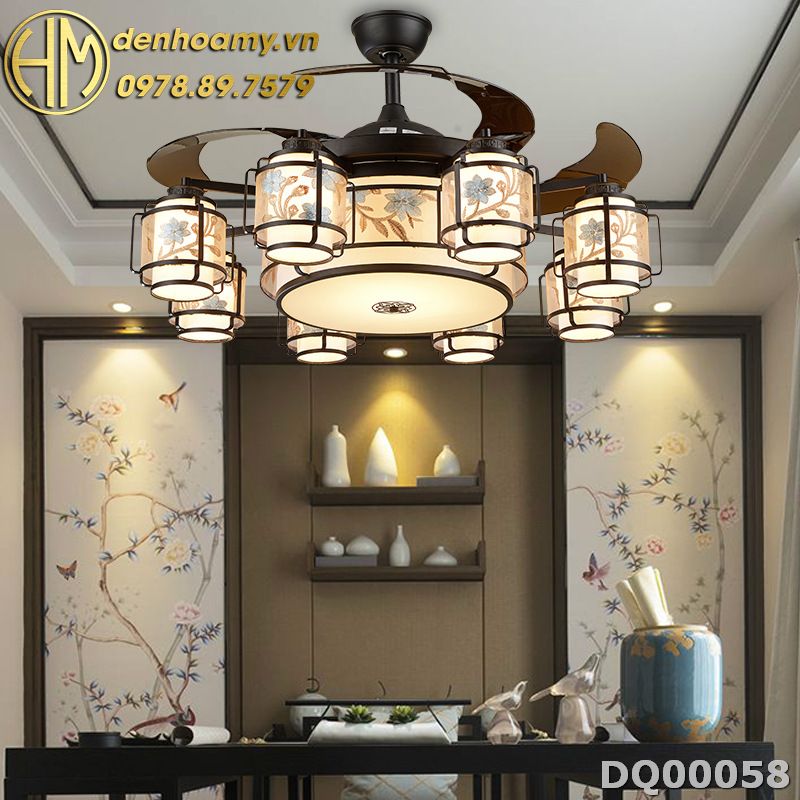 Đèn quạt trần Trung Hoa mang đến cho ngôi nhà của bạn cả một phong cách và sự thoải mái. Với mẫu mã đa dạng, chúng cho phép bạn tùy chỉnh nội thất để phù hợp với tất cả các kiểu phòng khác nhau. Liên hệ ngay để không bỏ lỡ những mẫu đèn quạt trần Trung Hoa mới nhất!