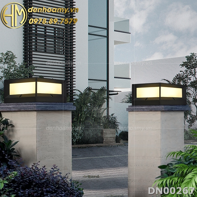 Đèn trụ cổng trang trí ngoại thất phong cách hiện đại DN00267
