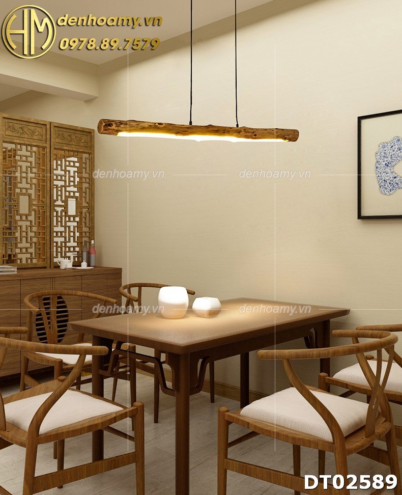 Đèn thả trang trí phòng ăn phong cách Wabi-sabi DT02589